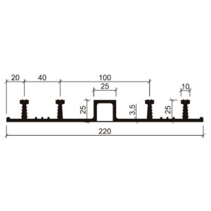Гидрошпонка Aквастоп ДО-220/25-4/25 EPDM
