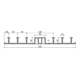 Гидрошпонка Aквастоп ДО-320/50-6/30 ТЭП