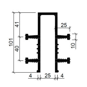 Гидрошпонка Aквастоп ДЗ-100/25-4/25 EPDM