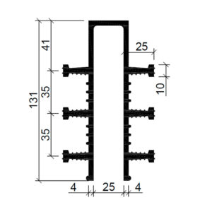 Гидрошпонка Aквастоп ДЗ-130/25-6/25 EPDM
