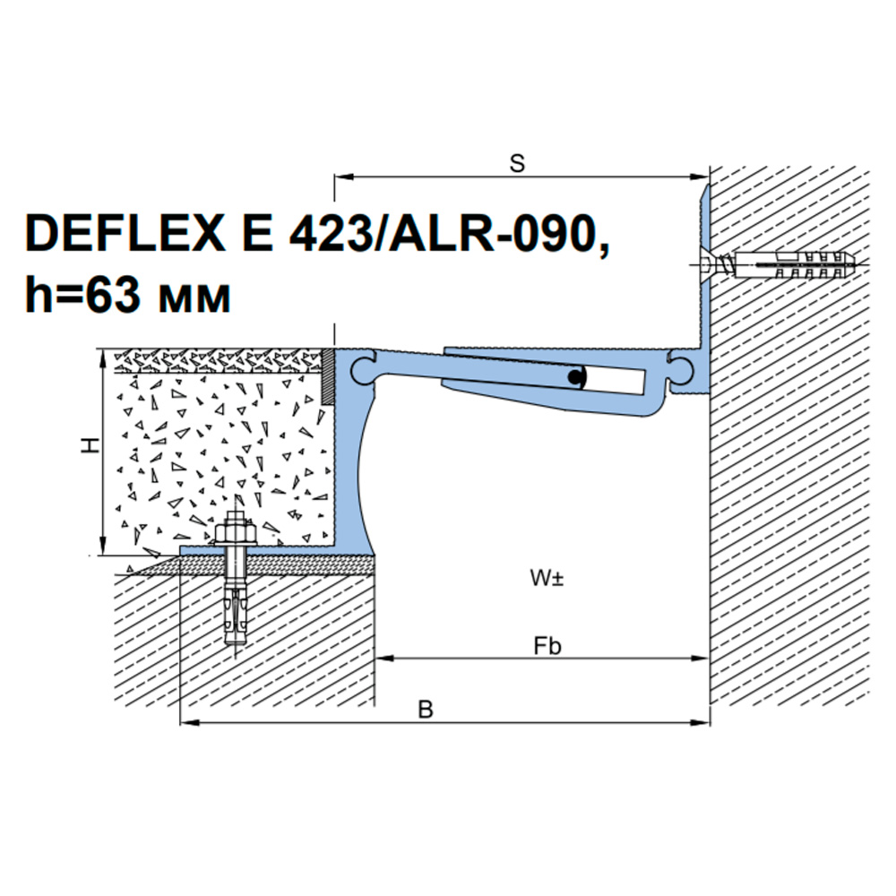 Deflex 423/ALR 70/138 угловой