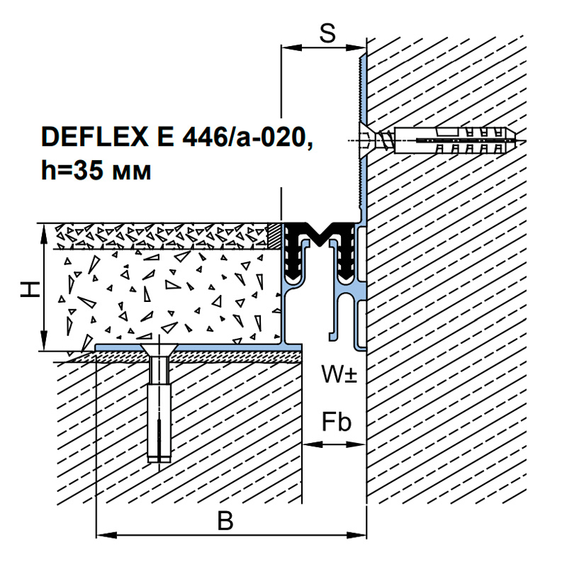 Deflex 446/a 35/20 угловой