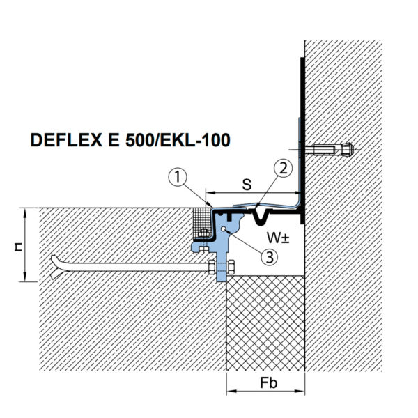 Deflex 500/EKL 100/75 угловой 1